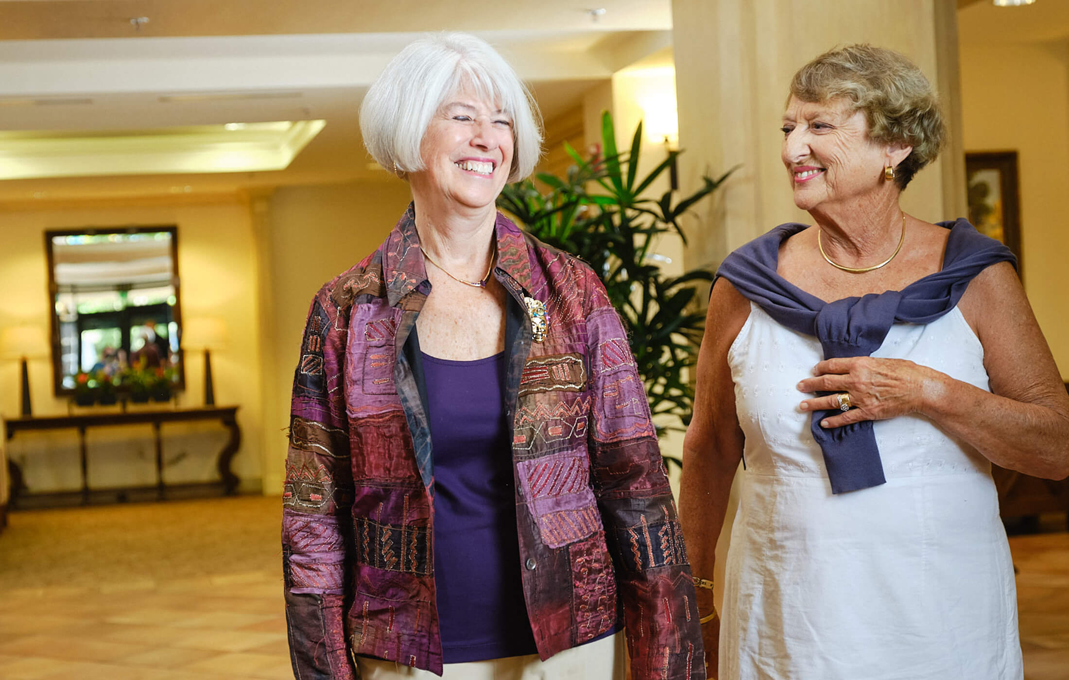 residents laughing
