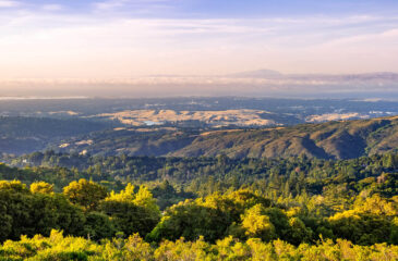 Valley with mountains
